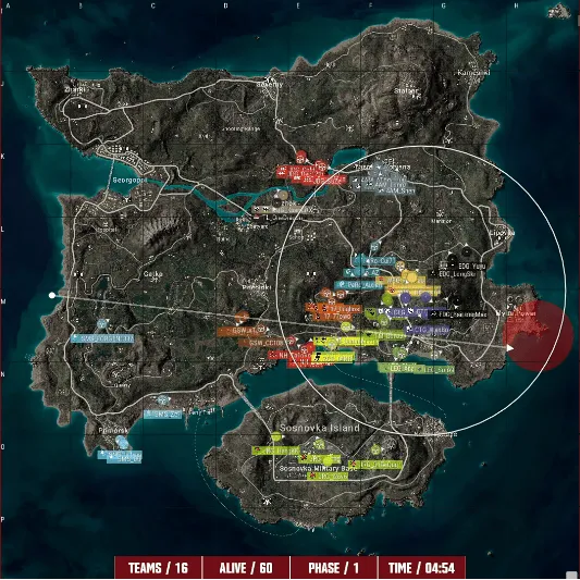 PCL秋季赛季后赛D1R1：绝望高楼！CTG吃鸡，单局6淘汰