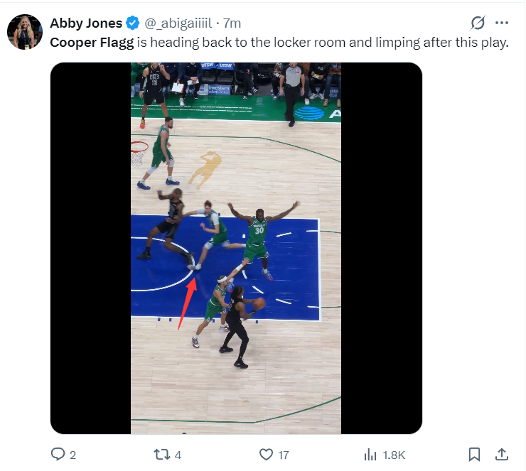 下一个詹皇真来了?弗拉格脚踝90度扭曲毫发无损 轰27+5献关键球